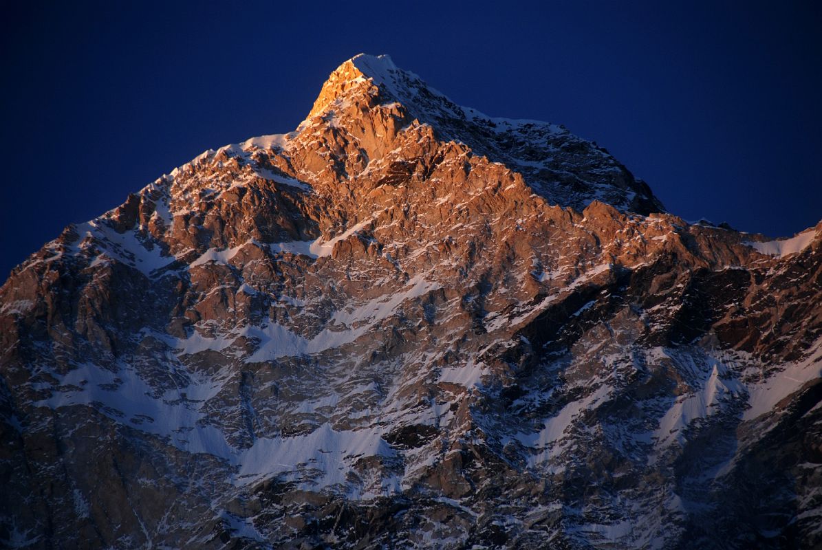 7 18 Makalu Summit Sunset From Makalu Base Camp South